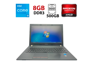 БУ Ноутбук Б-класс Lenovo E50-80 / 15.6&quot; (1366x768) TN / Intel Core i5-2430M (2 (4) ядра по 2.4 - 3.0 GHz) / 8 GB DDR3 / 500 GB HDD / AMD Radeon R5 M330, 2 GB GDDR3, 64-bit / WebCam из Европы в Днепре