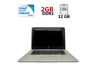 БУ Ноутбук HP Chromebook 14 G4 / 14&quot; (1366x768) TN / Intel Celeron N2840 (2 ядра по 2.16 - 2.58 GHz) / 2 GB DDR3 / 32 GB eMMC / Intel HD Graphics / WebCam из Европы в Днепре