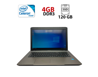 БУ Ноутбук Medion Akoya E7226 / 17.3&quot; (1600x900) TN / Intel Celeron N2930 (4 (4) ядра по 2.16 GHz) / 4 GB DDR3 / 120 GB SSD / Intel HD Graphics / WebCam из Европы в Днепре
