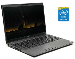 БУ Ноутбук Dell Latitude 5500 / 15.6&quot; (1920x1080) IPS / Intel Core i7-8665U (4 (8) ядра по 1.9 - 4.8 GHz) / 16 GB DDR4 / 256 GB SSD / Intel UHD Graphics 620 / WebCam / Win 10 Pro из Европы в Днепре