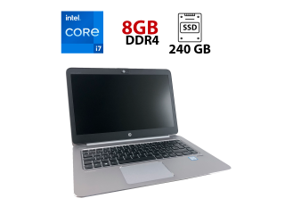 БУ Ультрабук HP EliteBook Folio 1040 G3 / 14&quot; (1920x1080) TN / Intel Core i7-6600U (2 (4) ядра по 2.6 - 3.4 GHz) / 8 GB DDR4 / 240 GB SSD / Intel UHD Graphics 520 / WebCam из Европы в Дніпрі