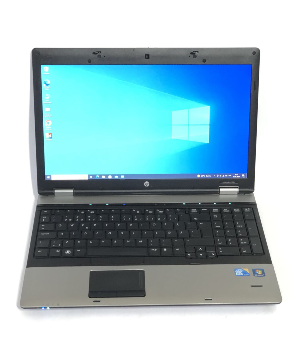 Ноутбук Б-клас HP ProBook 6550b / 15.6&quot; (1600x900) TN / Intel Core i5 - 450M (2 (4) ядра по 2.4-2.66 GHz) / 8 GB DDR3 / 256 GB SSD / AMD Radeon HD 4550, 512 MB GDDR3, 64-bit / WebCam / DVD-RW - 2