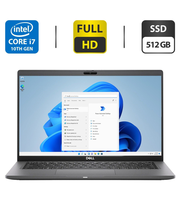 Ультрабук Б-клас Dell Latitude 7410 / 14&quot; (1920x1080) IPS / Intel Core i7 - 10610u (4 (8) ядра по 1.8-4.9 GHz) / 16 GB DDR4 / 512 GB SSD / Intel UHD Graphics / WebCam - 1