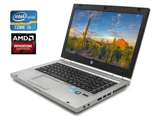 БУ Ноутбук HP EliteBook 8460p / 14&quot; (1600x900) TN / Intel Core i5-2520M (2 (4) ядра по 2.5 - 3.2 GHz) / 8 GB DDR3 / 500 Gb HDD / AMD Radeon HD 6470M, 1GB DDR3, 64-bit / WebCam / DVD-ROM из Европы в Дніпрі