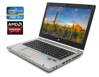 БУ Ноутбук HP EliteBook 8460p / 14&quot; (1366x768) TN / Intel Core i5-2520M (2 (4) ядра по 2.5 - 3.2 GHz) / 8 GB DDR3 / 500 Gb HDD / AMD Radeon HD 6470M, 1GB DDR3, 64-bit / WebCam / DVD-ROM из Европы в Дніпрі