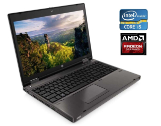 БУ Ноутбук HP ProBook 6570b / 15.6&quot; (1600x900) TN / Intel Core i5-3340M (2 (4) ядра по 2.7 - 3.4 GHz) / 8 GB DDR3 / 500 GB HDD / AMD Radeon HD 7570M, 1 GB GDDR5, 64-bit / WebCam / DVD-ROM из Европы в Днепре