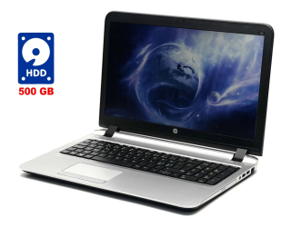 БУ Ноутбук HP ProBook 450 G3 / 15.6&quot; (1366x768) TN / Intel Core i3-6100U (2 (4) ядра по 2.3 GHz) / 8 GB DDR4 / 500 GB HDD / Intel HD Graphics 520 / WebCam / DVD-ROM из Европы в Днепре