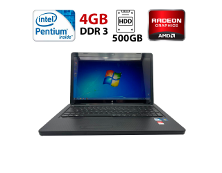 БУ Ноутбук HP G72 / 17.3&quot; (1600x900) TN / Intel Pentium P6100 (2 ядра по 2.0 GHz) / 4 GB DDR3 / 500 GB SSD / ATI Mobility Radeon HD 5470, 512 MB GDDR3, 64-bit / WebCam из Европы в Днепре