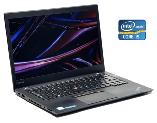 БУ Ультрабук Lenovo ThinkPad T460s / 14&quot; (1920x1080) IPS / Intel Core i5-6200U (2 (4) ядра по 2.3 - 2.8 GHz) / 8 GB DDR4 / 240 GB SSD / Intel HD Graphics 520 / WebCam / Win 10 Pro из Европы в Днепре