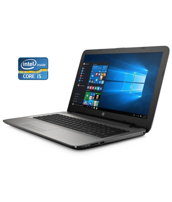 Ноутбук HP x0s25ua / 15.6&quot; (1366x768) TN / Intel Core i5-6200U (2 (4) ядра по 2.3 - 2.8 GHz) / 8 GB DDR3 / 240 GB SSD / Intel HD Graphics 520 / WebCam / Win 10 Pro - 1