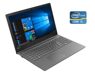 БУ Ноутбук Lenovo V330-15IKB / 15.6 &quot; (1920x1080) IPS / Intel Core i5 - 7200U (2 (4) ядра по 2.5-3.1 GHz) / 8 GB DDR4 / 240 GB SSD / Intel UHD Graphics 620 / WebCam / Win 10 Pro из Европы в Дніпрі