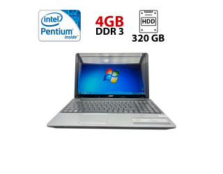 БУ Ноутбук Acer Aspire E1-531 / 15.6&quot; (1366x768) TN / Intel Pentium 2020M (2 ядра по 2.4 GHz) / 4 GB DDR3 / 320 GB HDD / Intel HD Graphics 2500 / WebCam из Европы в Днепре