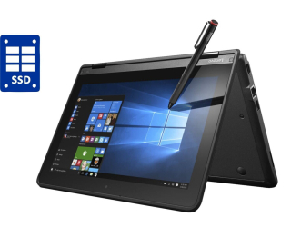 БУ Нетбук-трансформер Lenovo ThinkPad Yoga 11e / 11.6&quot; (1366x768) TN Touch / Intel Celeron N3450 (4 ядра по 1.1 - 2.2 GHz) / 4 GB DDR3 / 128 GB SSD / Intel HD Graphics 500 / WebCam / Win 10 Pro из Европы