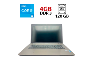 БУ Ноутбук Medion Akoya E7227 / 17.3&quot; (1600x900) TN / Intel Core i5-4210M (2 (4) ядра по 2.6 - 3.2 GHz) / 6 GB DDR3 / 128 GB SSD + 500 Gb HDD / Intel HD Graphics / WebCam / АКБ не тримає из Европы в Дніпрі