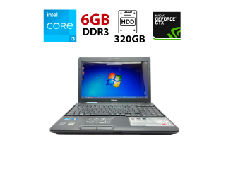 БУ Ноутбук Toshiba Satellite C660 / 15.6&quot; (1366x768) TN / Intel Core i3-2350M (2 (4) ядра по 2.3 GHz) / 6 GB DDR3 / 320 GB HDD / nVidia GeForce GT 520M, 1GB DDR3, 64-bit / WebCam из Европы в Днепре