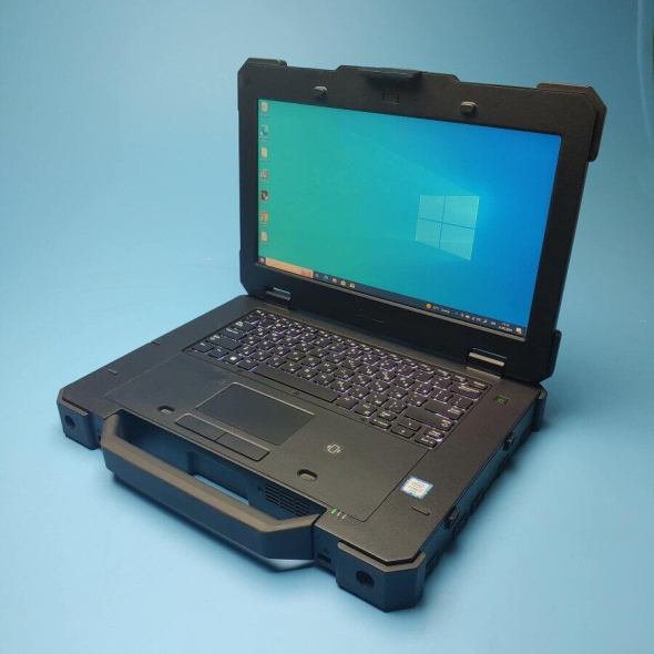 Защищенный ноутбук Dell Latitude 7414 Rugged / 14&quot; (1366x768) TN Touch / Intel Core i7-6600U (2 (4) ядра по 2.6 - 3.4 GHz) / 16 GB DDR4 / 240 GB SSD / Intel HD Graphics 520 / WebCam / Win 10 Pro - 2