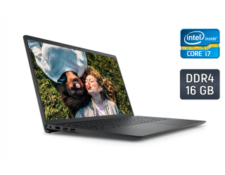 БУ Ноутбук Dell Inspiron 15 3511 / 15.6&quot; (1920x1080) IPS / Intel Core i7-1165G7 (4 (8) ядра по 2.8 - 4.7 GHz) / 16 GB DDR4 / 480 GB SSD / Intel Iris Xe Graphics / WebCam / Windows 10 из Европы в Днепре