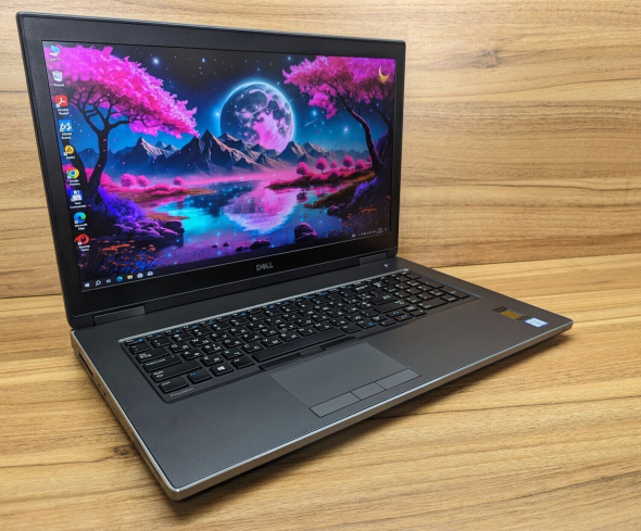 Мобільна робоча станція Dell Precision 7740 / 17.3 &quot; (1920x1080) IPS / Intel Core i5-9400h (4 (8) ядра по 2.5-4.3 GHz) / 64 GB DDR4 / 256 GB SSD + 500 GB SSD / nVidia Quadro RTX 3000, 6 GB GDDR6, 192-bit / Fingerprint / Windows 10 - 4