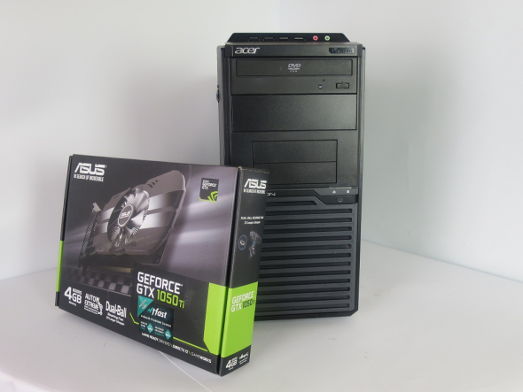 Acer Veriton M2610 4x ядерный CORE I5 2400 3.4GHz 16GB RAM 320GB HDD + новая GeForce GTX1050Ti 4GB - 5