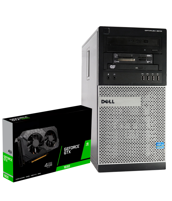 Системний блок Dell OptiPlex 9010 Tower Intel Core i7-3770 16Gb RAM 500Gb HDD + нова GeForce GTX 1650 4GB - 1