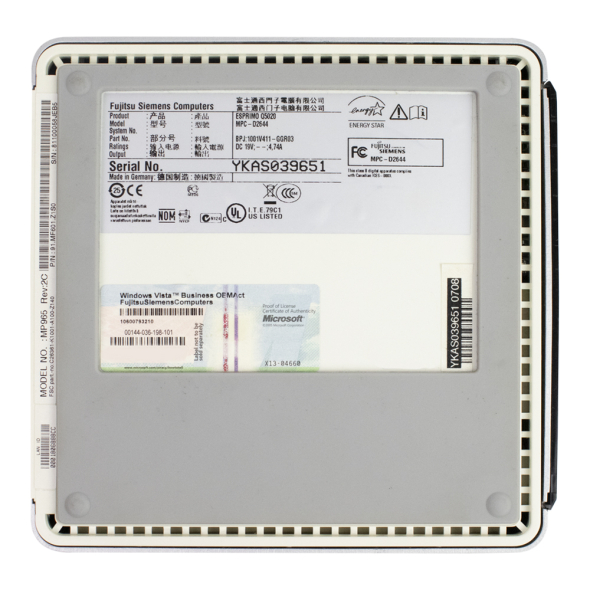 Комплект Fujitsu-Siemens ESPRIMO Q5020 mini Intel® Core ™ 2 Duo T5670 4GB RAM 80GB HDD + Монітор 22 &quot; - 6