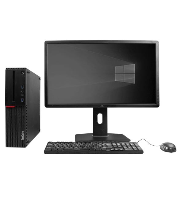 Системний блок Lenovo ThinkCentre M800 Intel Core i3-6100T 16GB RAM 500GB HDD + Монітор 24&quot; - 1