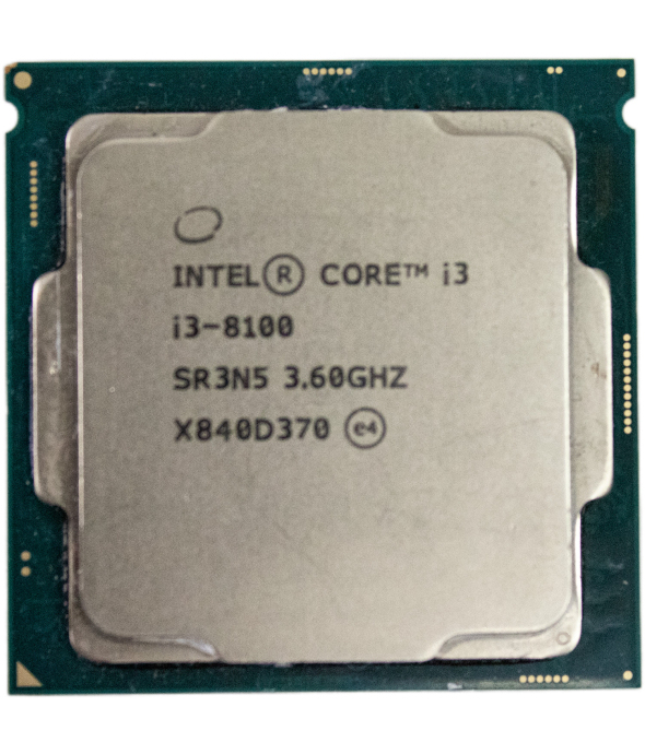 Процесор Intel® Core™ i3-8100 (6 МБ кеш-пам'яті, тактова частота 3,60 ГГц) - 1