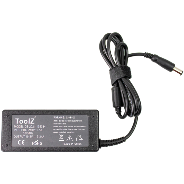 Зарядний пристрій ToolZ DE-2021-195334 для ноутбуків Dell (7.4x5+Pin) - 3