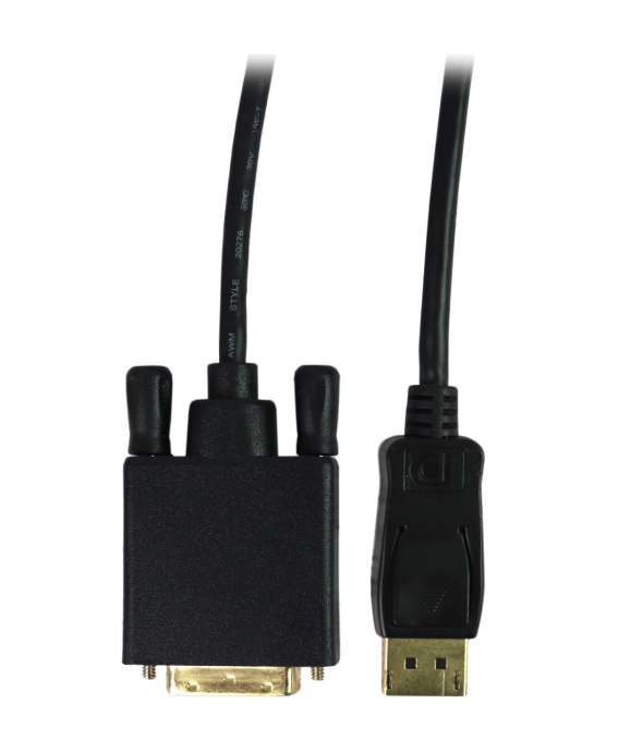 Кабель DisplayPort to DVI 1.8m Black - 1