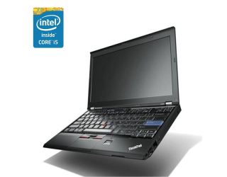 БУ Нетбук Lenovo ThinkPad X220 / 12.5&quot; (1366x768) TN  / Intel Core i5-2520M (2 (4) ядра по 2.5 - 3.2 GHz) / 4 GB DDR3 / 320 GB HDD / Intel HD Graphics 3000 / WebCam / АКБ не держит из Европы в Днепре