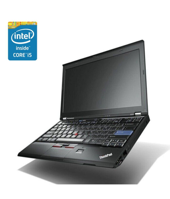 Нетбук Lenovo ThinkPad X220 / 12.5 &quot; (1366x768) TN / Intel Core i5-2520M (2 (4) ядра по 2.5 - 3.2 GHz) / 4 GB DDR3 / 320 GB HDD / Intel HD Graphics 3000 / WebCam / АКБ не тримає - 1