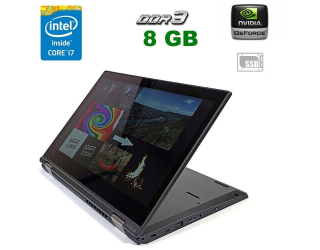 БУ Ноутбук-трансформер Lenovo ThinkPad S5 Yoga 15 / 15.6&quot; (1920x1080) IPS Touch / Intel Core i7-5500U (2 (4) ядра по 2.4 - 3.0 GHz) / 8 GB DDR3 / 256 GB SSD NEW / nVidia GeForce 840M, 2 GB DDR3, 64-bit / WebCam из Европы в Дніпрі
