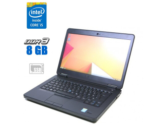 БУ Ноутбук Dell Latitude E5440 / 14&quot; (1366x768) TN / Intel Core i5-4310U (2 (4) ядра по 2.0 - 3.0 GHz) / 8 GB DDR3 / 120 GB SSD / Intel HD Graphics 4400 / WebCam  из Европы в Днепре