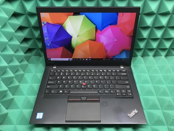 Ноутбук Б-класс Lenovo ThinkPad T460s / 14&quot; (1920x1080) IPS / Intel Core i5-6300U (2 (4) ядра по 2.4 - 3.0 GHz) / 8 GB DDR4 / 256 GB SSD M.2 / Intel HD Graphics 520 / WebCam / Fingerprint / HDMI / miniDP / Два АКБ - 2