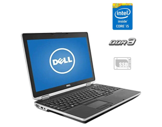 БУ Ноутбук Б-класс Dell Latitude E6530 / 15.6&quot; (1366x768) TN / Intel Core i5-3210M (2 (4) ядра по 2.5 - 3.1 GHz) / 4 GB DDR3 / 120 GB SSD / Intel HD Graphics 4000 / WebCam / Без АКБ из Европы в Днепре