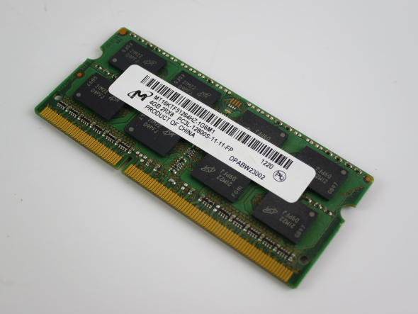 4GB DDR3 1600 MHz Micron PC3-12800 1.35 V Оперативна пам'ять SODIMM для ноутбуків - 2