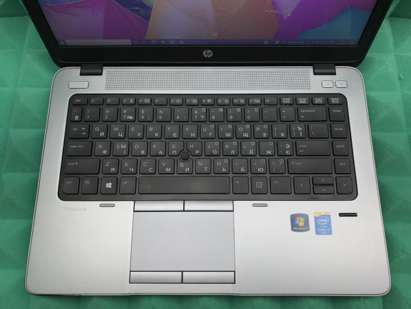 Ультрабук Б-клас HP EliteBook 840 G1 / 14&quot; (1600x900) TN / Intel Core i5 - 4300U (2 (4) ядра по 1.9-2.9 GHz) / 8 GB DDR3 / 180 GB SSD / Intel HD Graphics 4400 / WebCam / Fingerprint / DisplayPort - 4