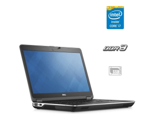 БУ Ноутбук Б-класс Dell Latitude E6440 / 14&quot; (1920x1080) IPS / Intel Core i7-4610M (2 (4) ядра по 3.0 - 3.7 GHz) / 4 GB DDR3 / 120 GB SSD / Intel HD Graphics 4600 из Европы в Днепре