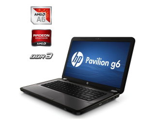 БУ Ноутбук Б-клас HP G6-1325sr / 15.6&quot; (1366x768) TN / AMD A6-3420M (4 ядра по 1.5 -2.4 GHz) / 4 GB DDR3 / 320 GB HDD / AMD Radeon HD 7450M, 1 GB DDR3, 64-bit / WebCam из Европы в Дніпрі