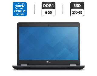 БУ Ультрабук Dell Latitude E5470/ 14 &quot; (1366x768) TN / Intel Core i5-6300U (2 (4) ядра по 2.4 - 3.0 GHz) / 8 GB DDR4 / 256 GB SSD / Intel HD Graphics 520 / WebCam / HDMI из Европы в Дніпрі