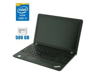 БУ Ноутбук Lenovo ThinkPad E560 / 15.6&quot; (1366x768) TN / Intel Core i5-6200U (2 (4) ядра по 2.3 - 2.8 GHz) / 8 GB DDR3 / 500 Gb HDD / Intel HD Graphics 520 / WebCam / HDMI из Европы в Дніпрі