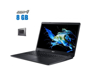 БУ Ноутбук Acer Extensa 15 EX215 - 52 / 15.6&quot; (1920x1080) TN / Intel Core i3-1005g1 (2 (4) ядра по 1.2 - 3.4 GHz) / 8 GB DDR4 / 250 GB SSD / Intel UHD Graphics / WebCam / АКБ NEW из Европы в Дніпрі
