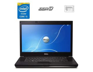 БУ Ноутбук Dell Latitude E6510 / 15.6&quot; (1366x768) TN / Intel Core i5-430M (2 (4) ядра по 2.26 - 2.53 GHz) / 4 GB DDR3 / 120 GB SSD / Intel HD Graphics / WebCam из Европы в Днепре