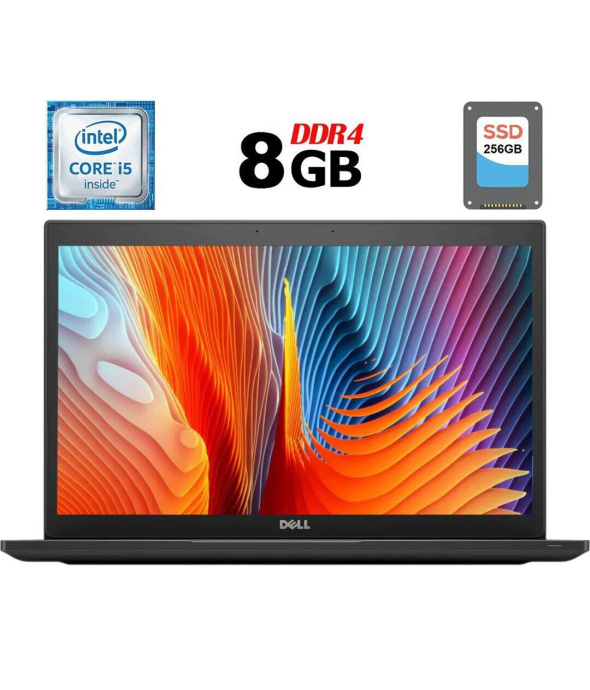 Ультрабук Б-клас Dell Latitude 7480 / 14&quot; (1920x1080) IPS / Intel Core i5-6300U (2 (4) ядра по 2.4 - 3.0 GHz) / 8 GB DDR4 / 256 GB SSD / Intel HD Graphics 520 / HDMI - 1