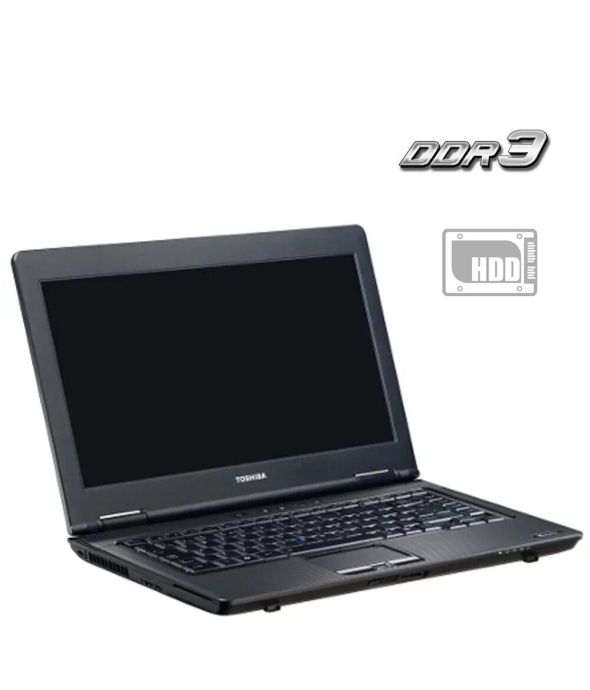 Ноутбук Toshiba Tecra M11 / 14&quot; (1366x768) TN / Intel Core i3-370M (2 (4) ядра по 2.4 GHz) / 4 GB DDR3 / 320 GB HDD / Intel HD Graphics / WebCam - 1
