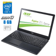 Ноутбук Б-класс Acer Aspire E1-572G / 15.6" (1366x768) TN / Intel Core i3-4010U (2 (4) ядра по 1.7 GHz) / 8 GB DDR3 / 120 GB SSD / AMD Radeon HD 8670M, 1 GB DDR3, 64-bit / WebCam - 1