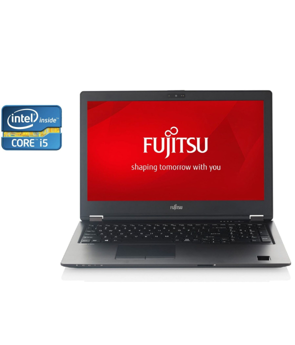 Ноутбук Fujitsu LifeBook U758 / 15.6&quot; (1366x768) TN / Intel Core i5-8350U (4 (8) ядра по 1.7 - 3.6 GHz) / 8 GB DDR4 / 256 GB SSD / Intel UHD Graphics 620 / WebCam - 1