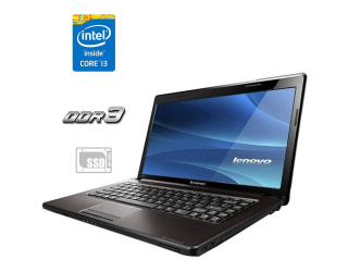 БУ Ноутбук Lenovo G570 / 15.6&quot; (1366x768) TN / Intel Core i3-2350M (2 (4) ядра по 2.3 GHz) / 4 GB DDR3 / 120 GB SSD / Intel HD Graphics 3000 / WebCam / DVD-ROM из Европы в Дніпрі