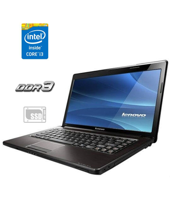 Ноутбук Lenovo G570 / 15.6&quot; (1366x768) TN / Intel Core i3-2350M (2 (4) ядра по 2.3 GHz) / 4 GB DDR3 / 120 GB SSD / Intel HD Graphics 3000 / WebCam / DVD-ROM - 1