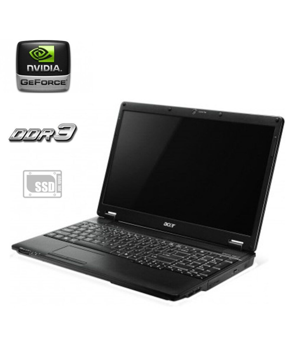 Ноутбук Б-клас Acer Extensa 5635ZG / 15.6&quot; (1366x768) TN / Intel Pentium T4500 (2 ядра по 2.3 GHz) / 4 GB DDR3 / 240 GB SSD / nVidia GeForce G105M, 512 MB GDDR3, 64-bit / без АКБ - 1
